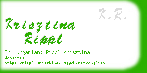 krisztina rippl business card